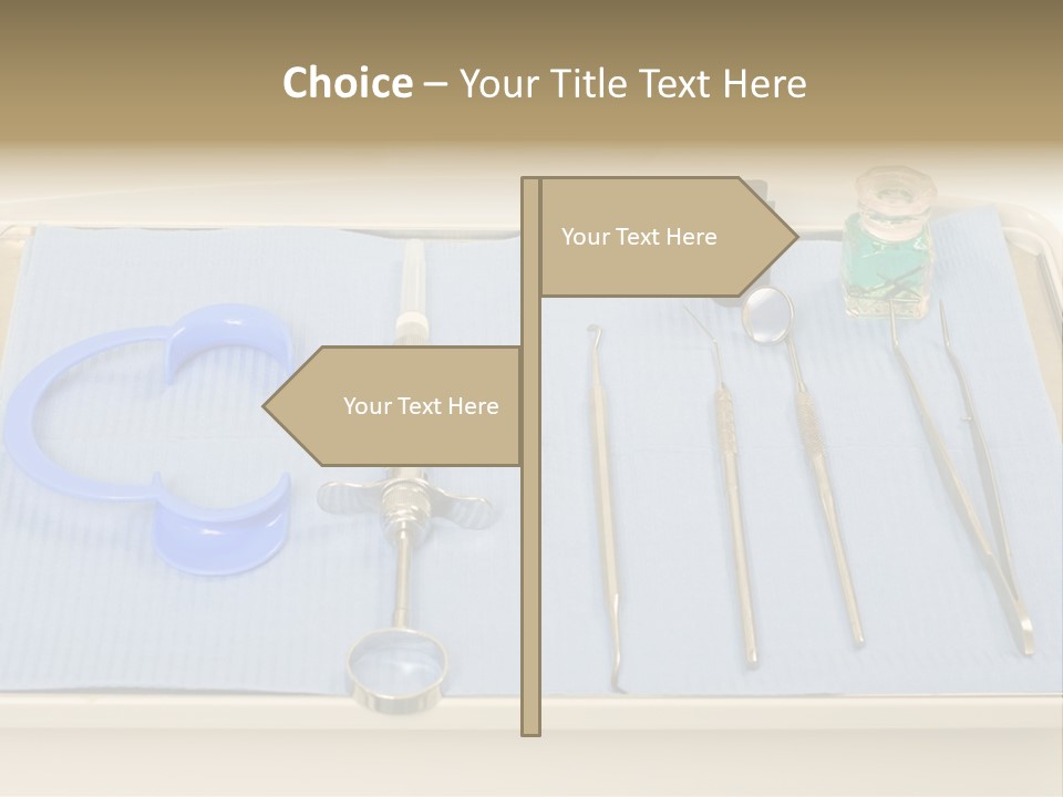 Dental Instrument Set PowerPoint Template