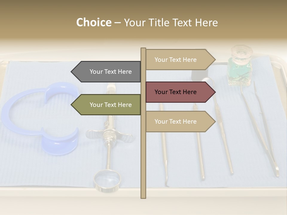 Dental Instrument Set PowerPoint Template
