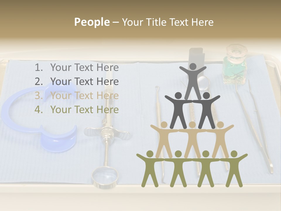 Dental Instrument Set PowerPoint Template