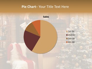 Christmas Interior Home PowerPoint Template