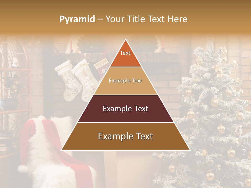 Christmas Interior Home PowerPoint Template