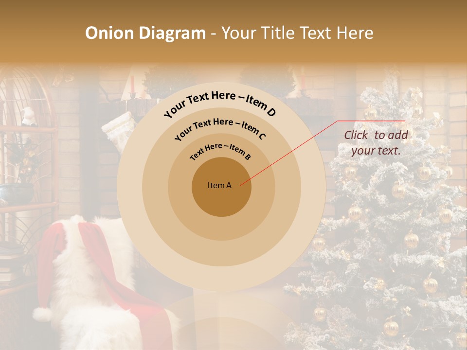 Christmas Interior Home PowerPoint Template