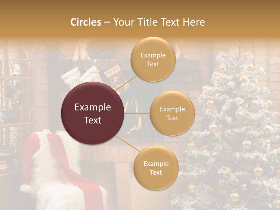 Christmas Interior Home PowerPoint Template