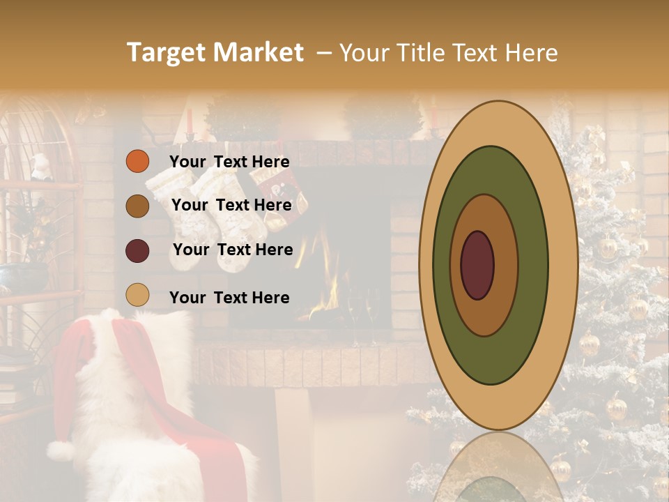 Christmas Interior Home PowerPoint Template