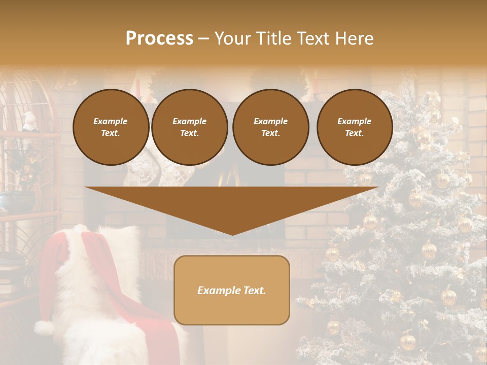 Christmas Interior Home PowerPoint Template