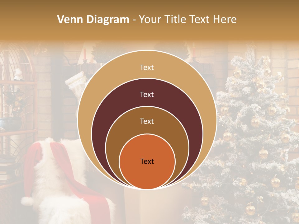 Christmas Interior Home PowerPoint Template