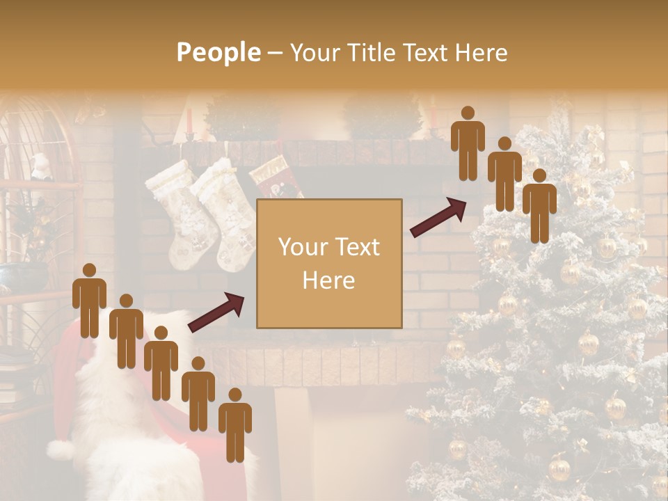 Christmas Interior Home PowerPoint Template