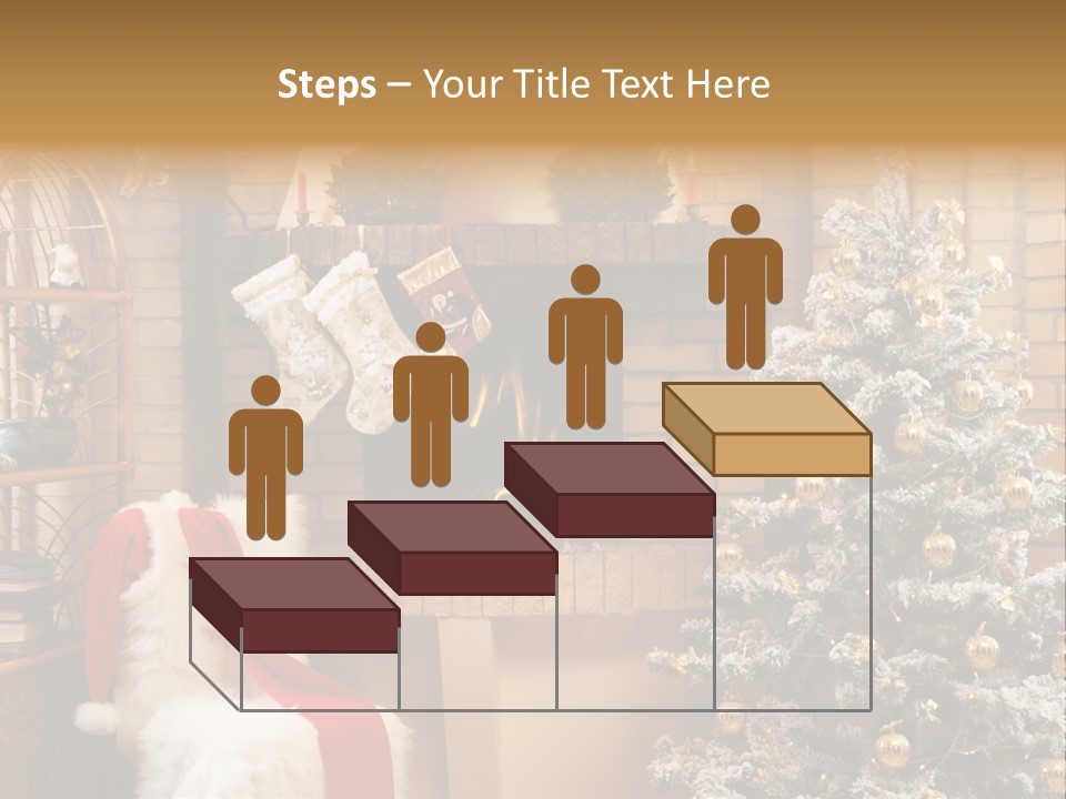 Christmas Interior Home PowerPoint Template