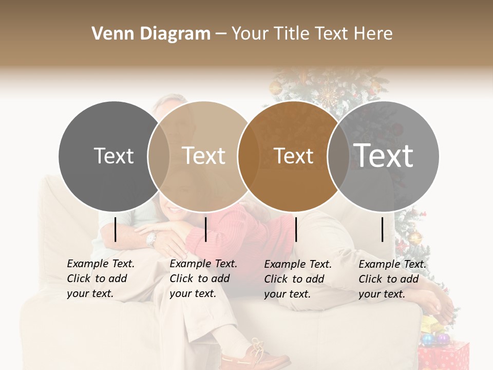 Happy Elderly Couples PowerPoint Template