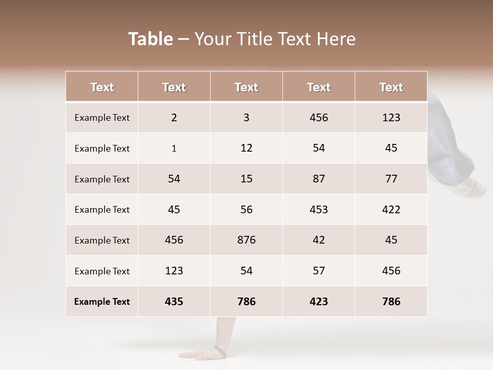 So You Think You Can PowerPoint Template