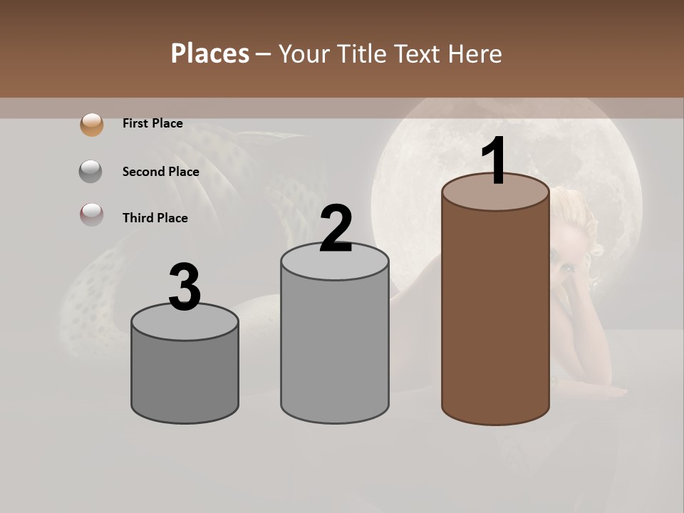 Full Moon Mermaids PowerPoint Template
