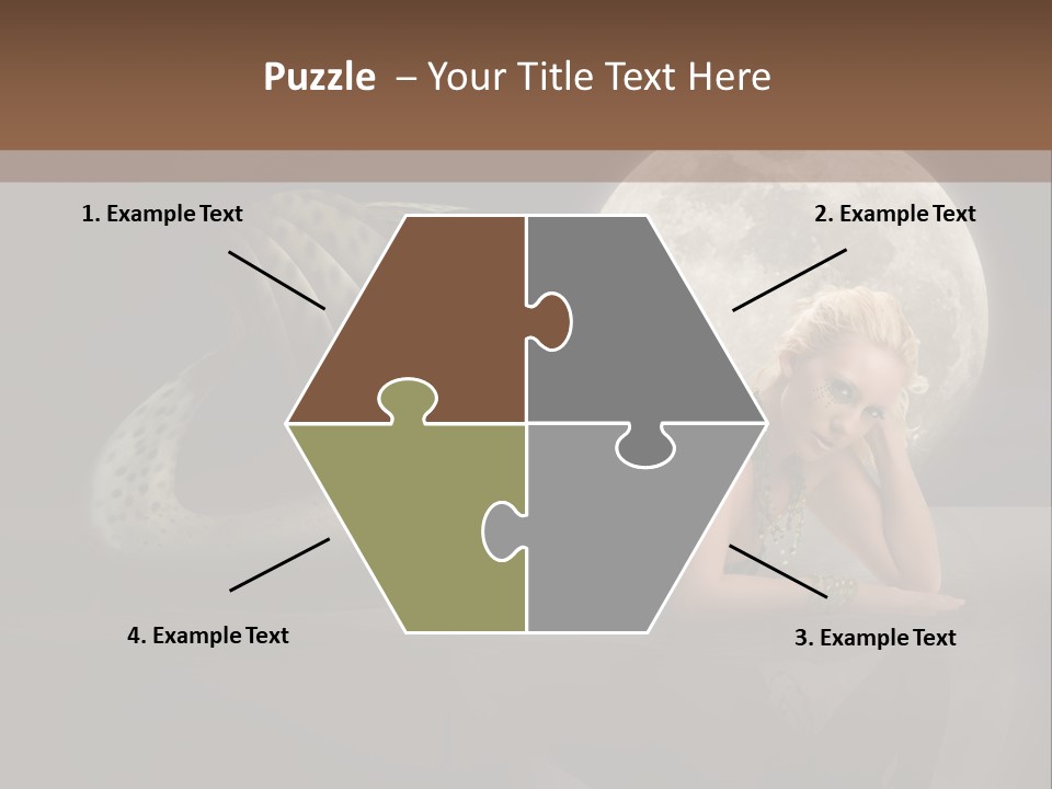 Full Moon Mermaids PowerPoint Template