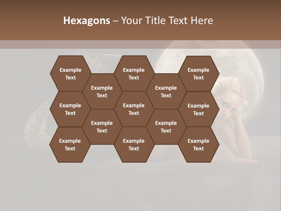 Full Moon Mermaids PowerPoint Template