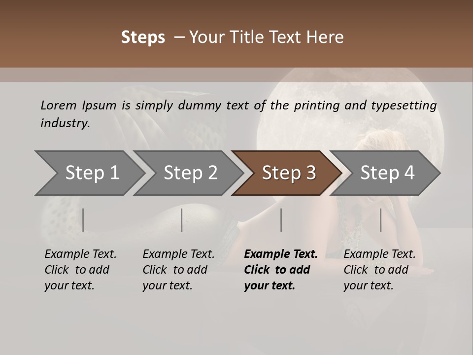 Full Moon Mermaids PowerPoint Template