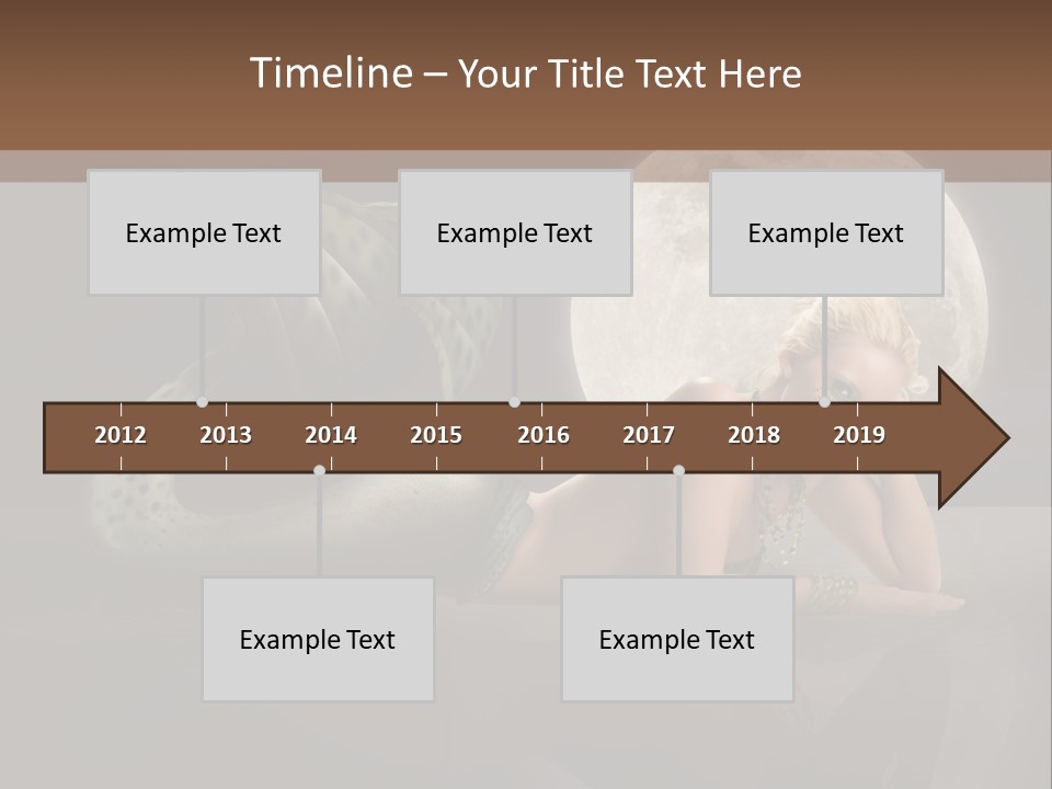 Full Moon Mermaids PowerPoint Template