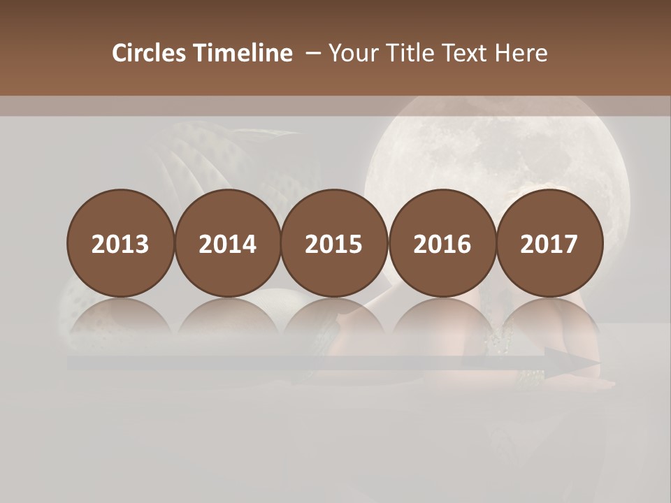 Full Moon Mermaids PowerPoint Template