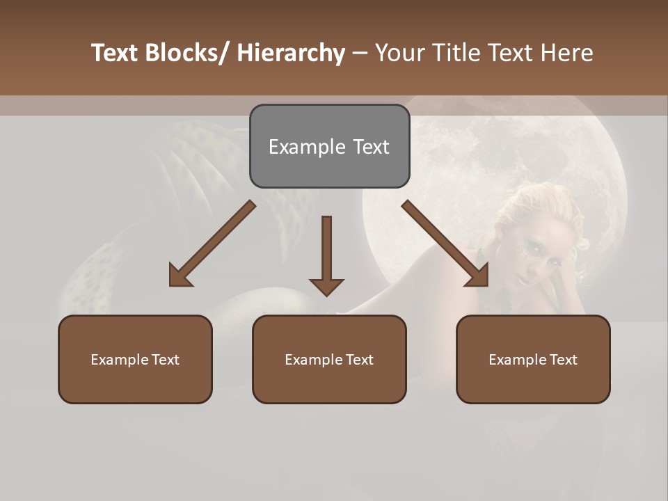 Full Moon Mermaids PowerPoint Template
