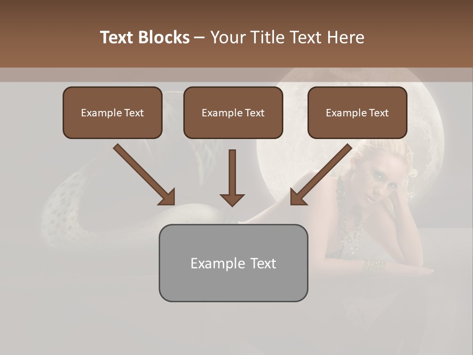 Full Moon Mermaids PowerPoint Template