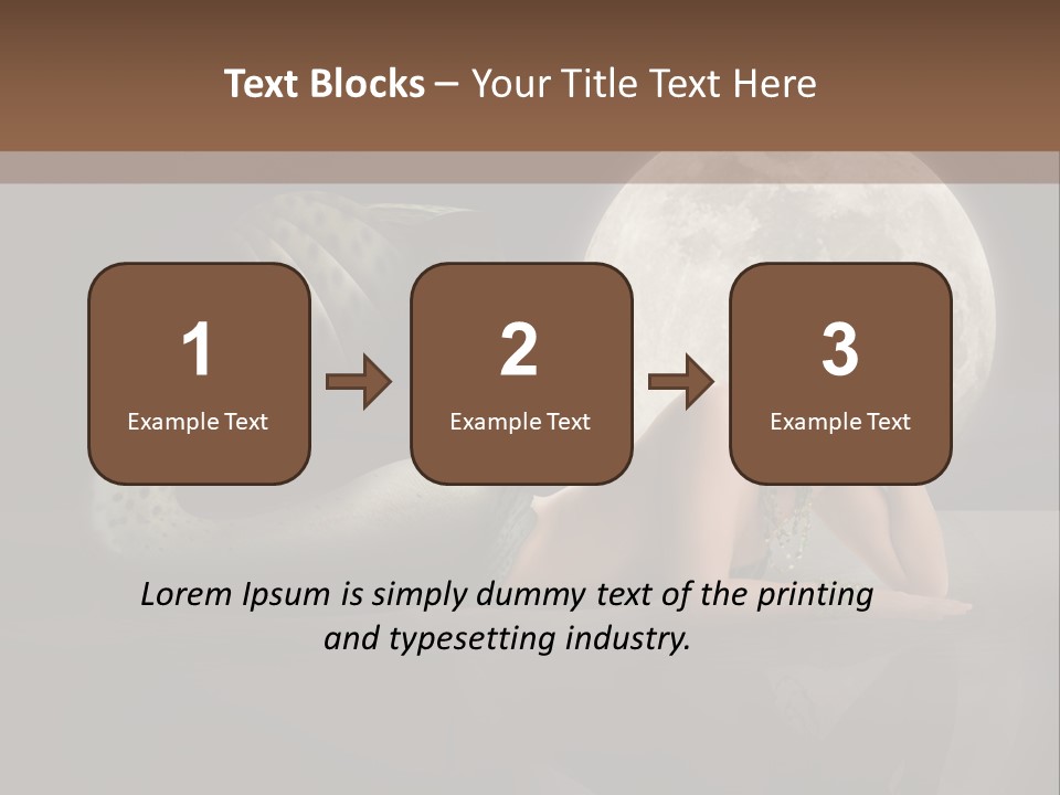 Full Moon Mermaids PowerPoint Template
