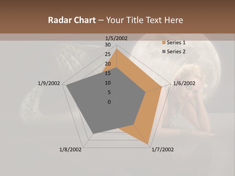 Full Moon Mermaids PowerPoint Template