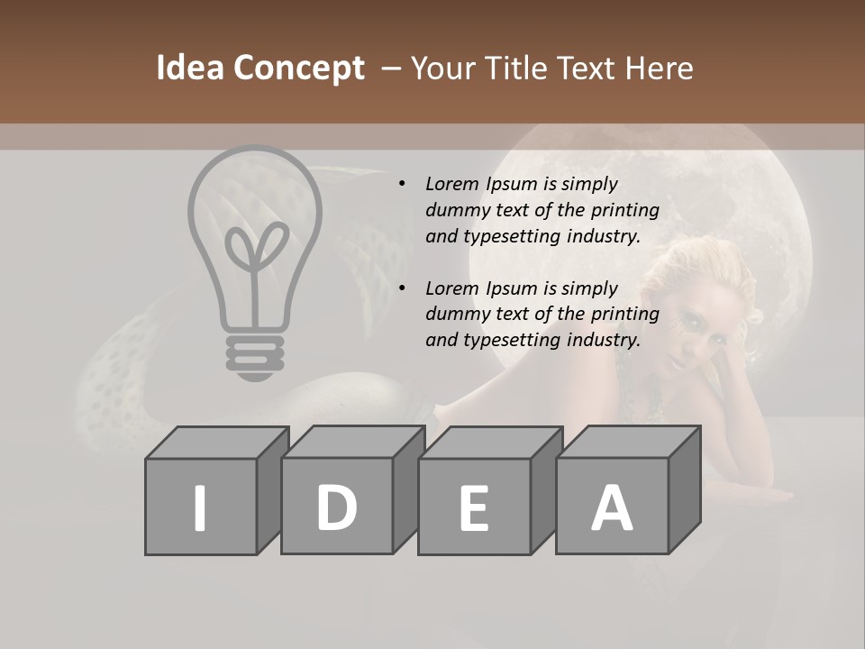 Full Moon Mermaids PowerPoint Template