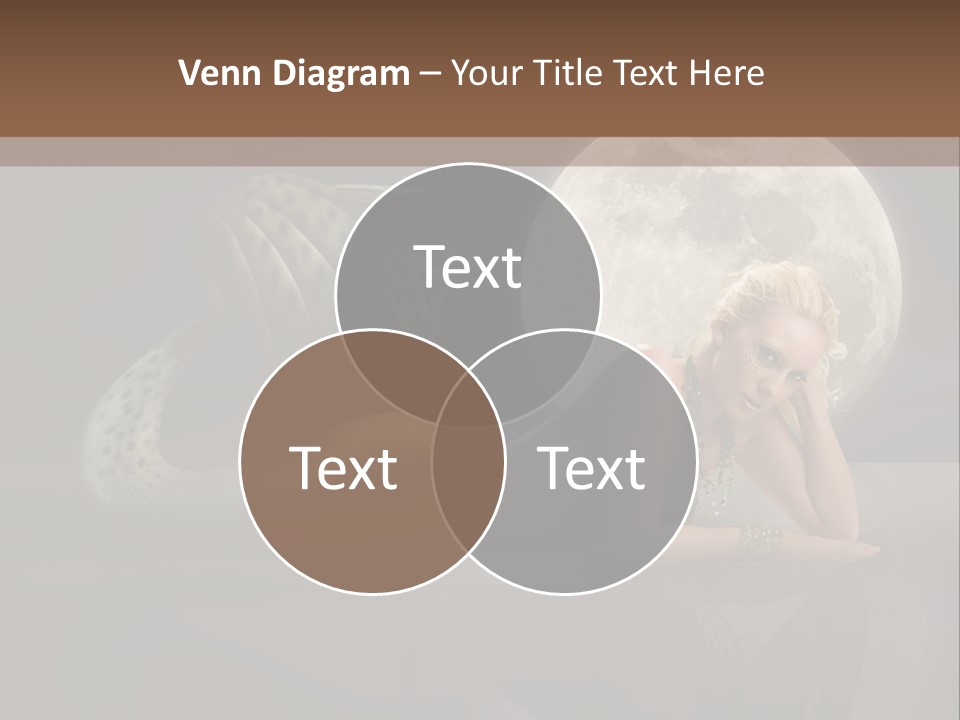 Full Moon Mermaids PowerPoint Template