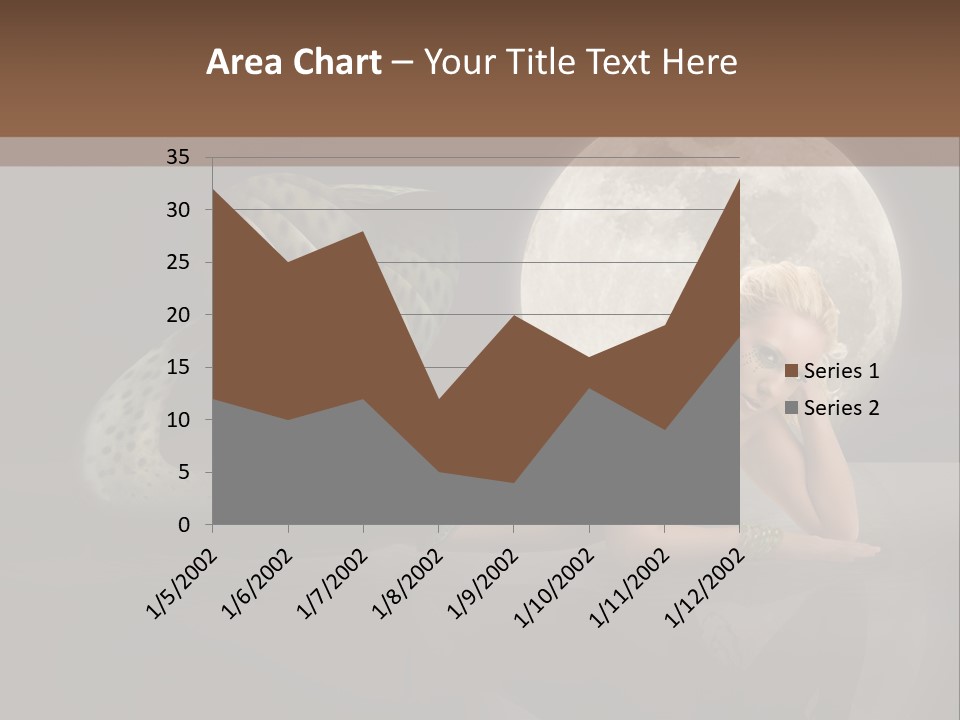 Full Moon Mermaids PowerPoint Template