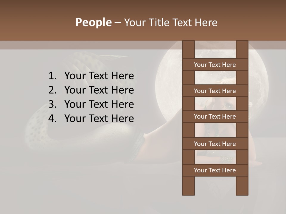 Full Moon Mermaids PowerPoint Template