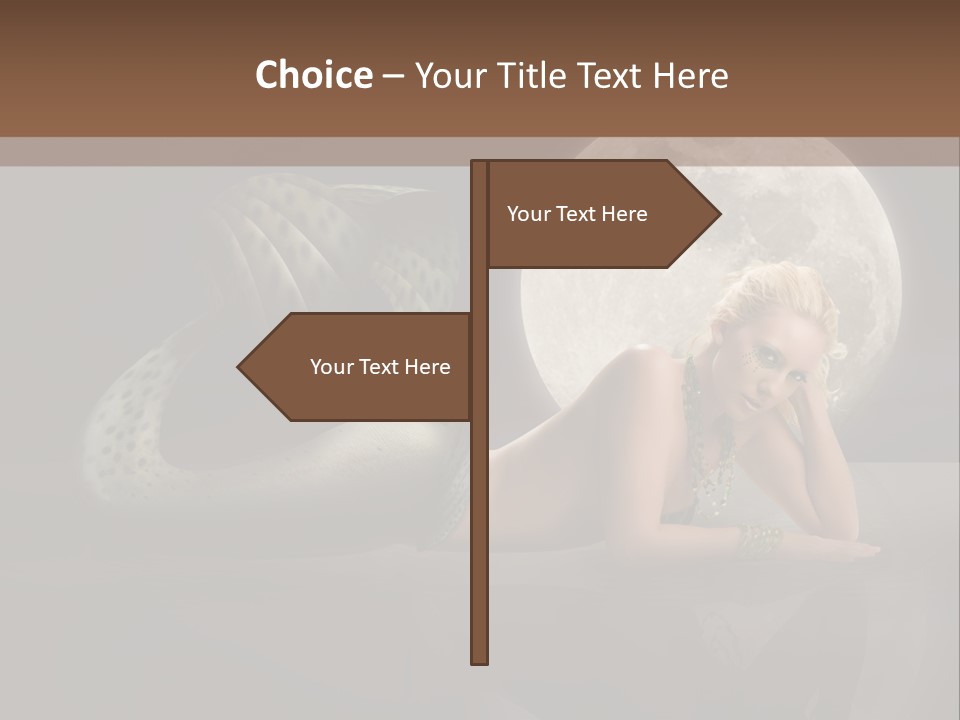 Full Moon Mermaids PowerPoint Template