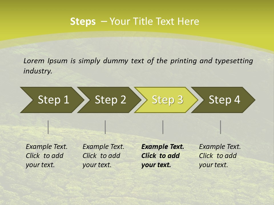 Garden Landscape PowerPoint Template