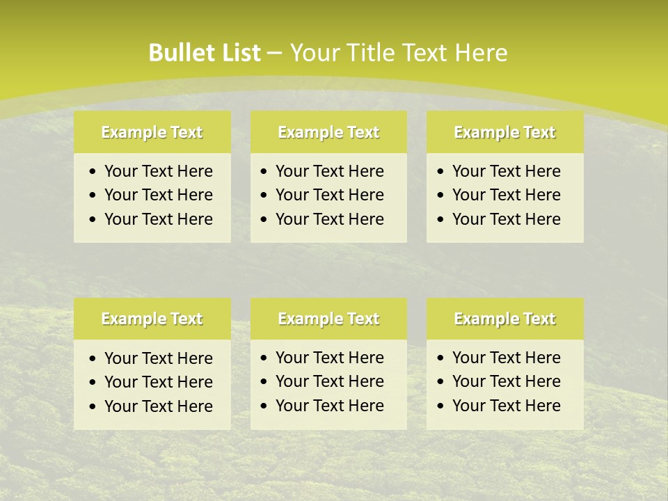 Garden Landscape PowerPoint Template