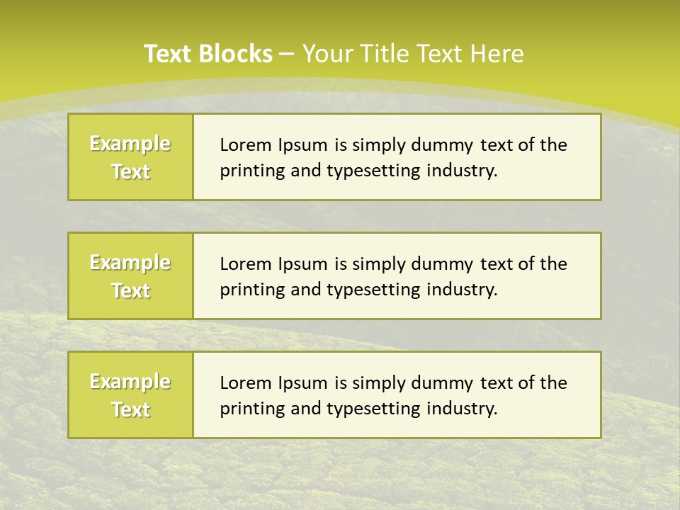 Garden Landscape PowerPoint Template