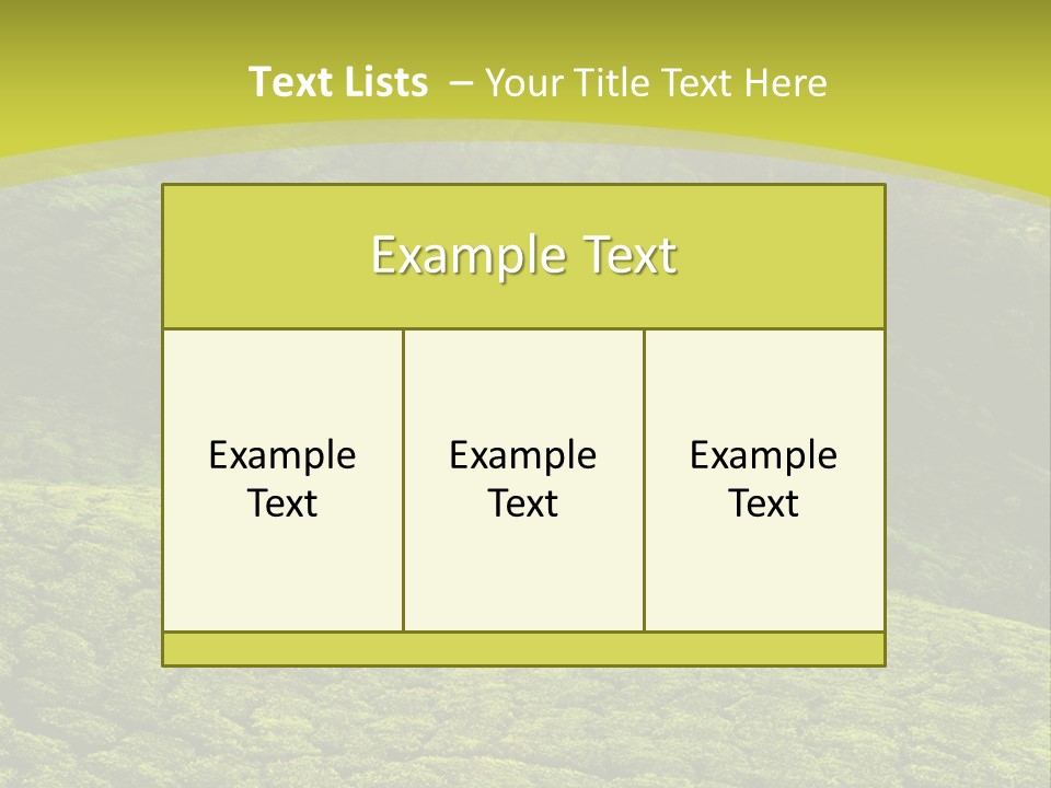 Garden Landscape PowerPoint Template