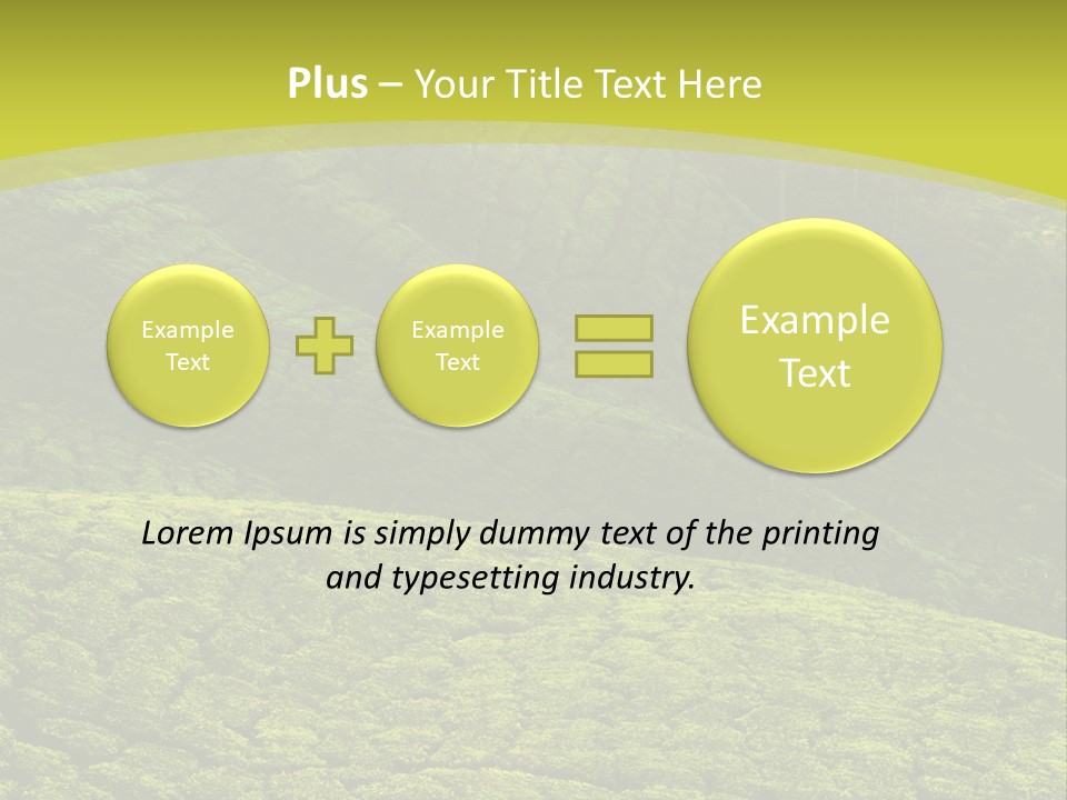 Garden Landscape PowerPoint Template