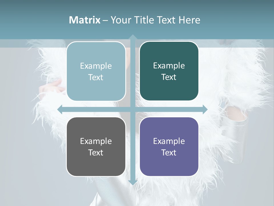 Girl Wallpaper Christmas PowerPoint Template