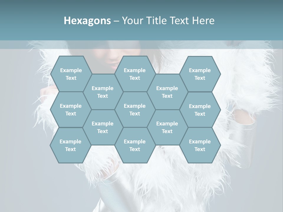 Girl Wallpaper Christmas PowerPoint Template