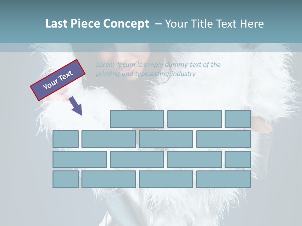 Girl Wallpaper Christmas PowerPoint Template