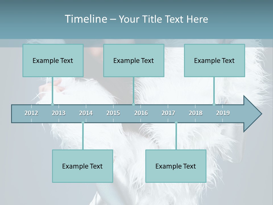 Girl Wallpaper Christmas PowerPoint Template