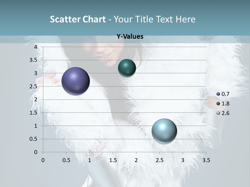 Girl Wallpaper Christmas PowerPoint Template