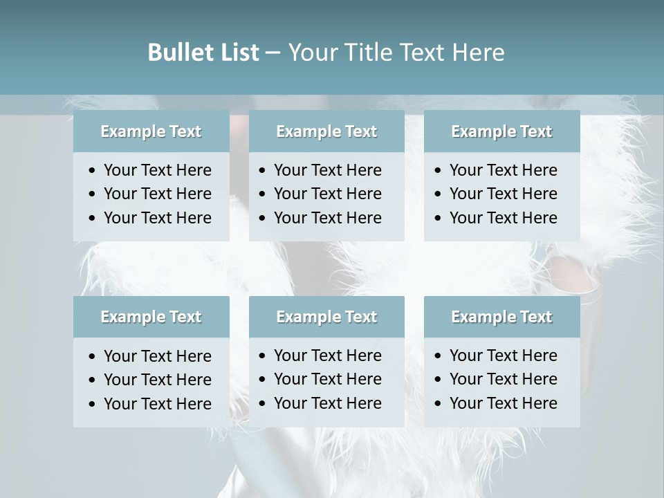 Girl Wallpaper Christmas PowerPoint Template