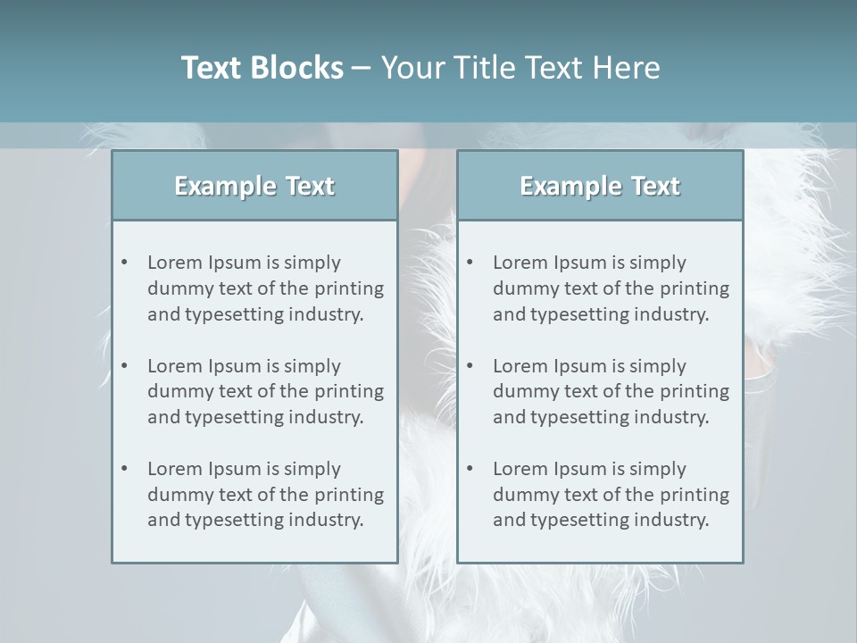 Girl Wallpaper Christmas PowerPoint Template