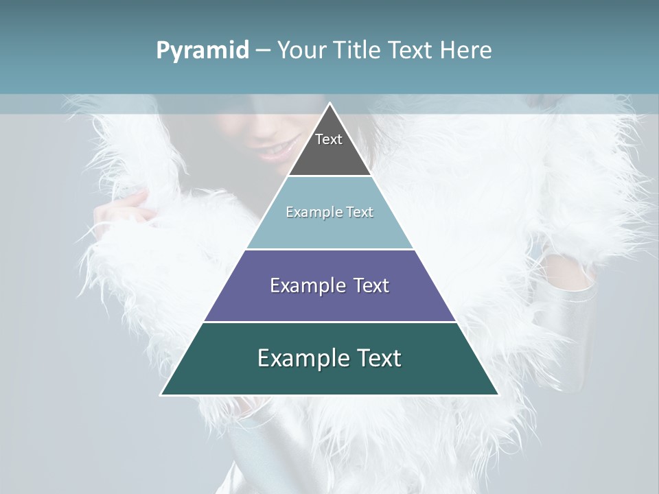 Girl Wallpaper Christmas PowerPoint Template