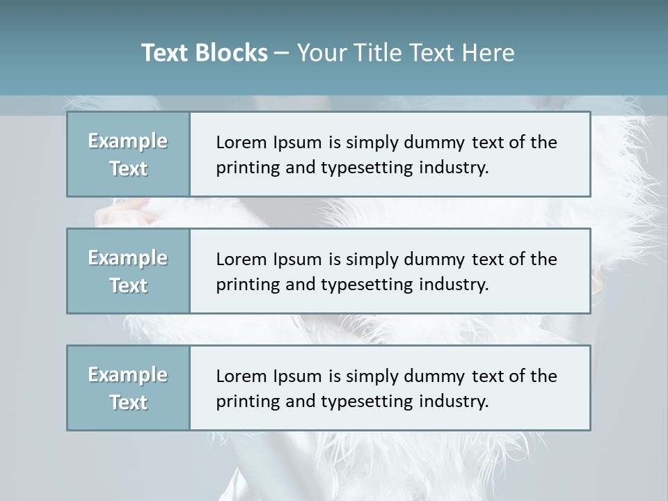 Girl Wallpaper Christmas PowerPoint Template