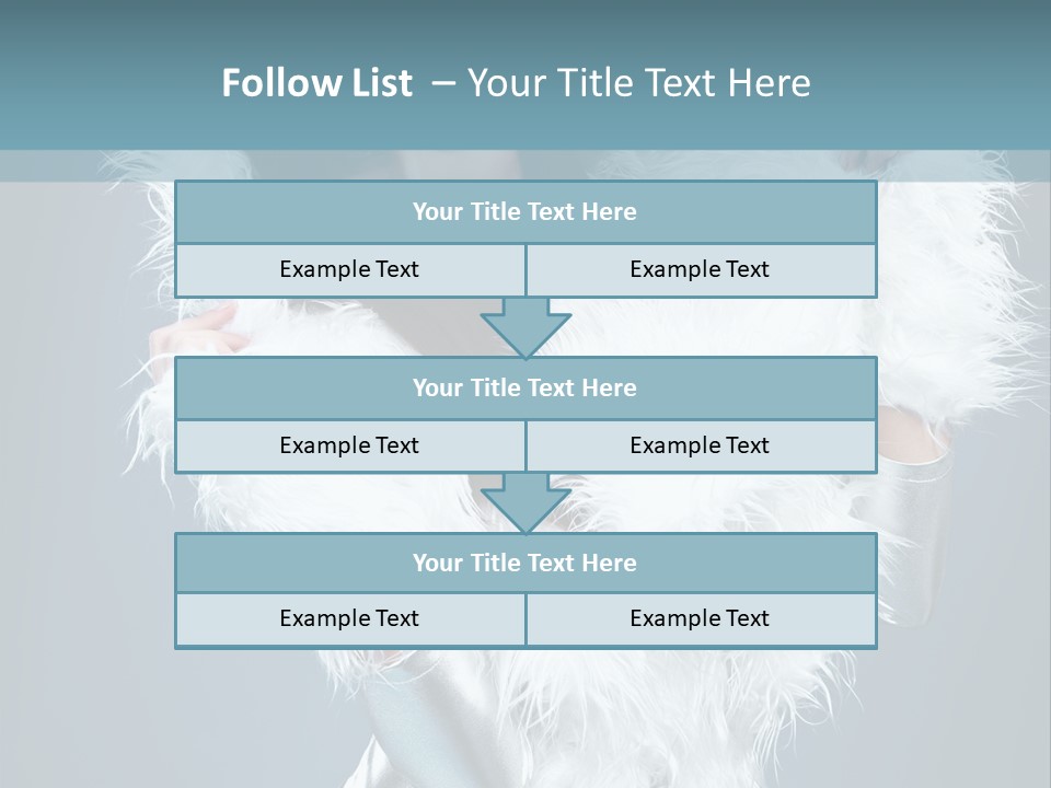 Girl Wallpaper Christmas PowerPoint Template