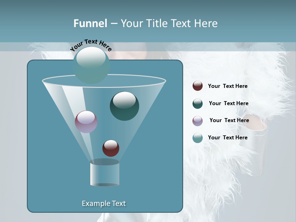 Girl Wallpaper Christmas PowerPoint Template