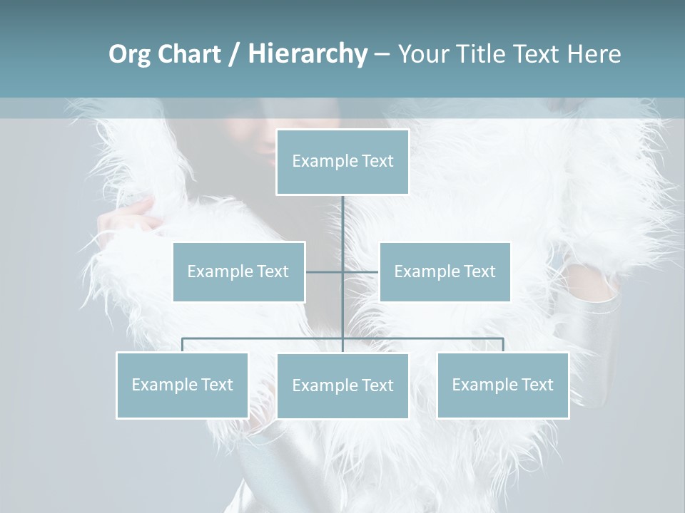 Girl Wallpaper Christmas PowerPoint Template