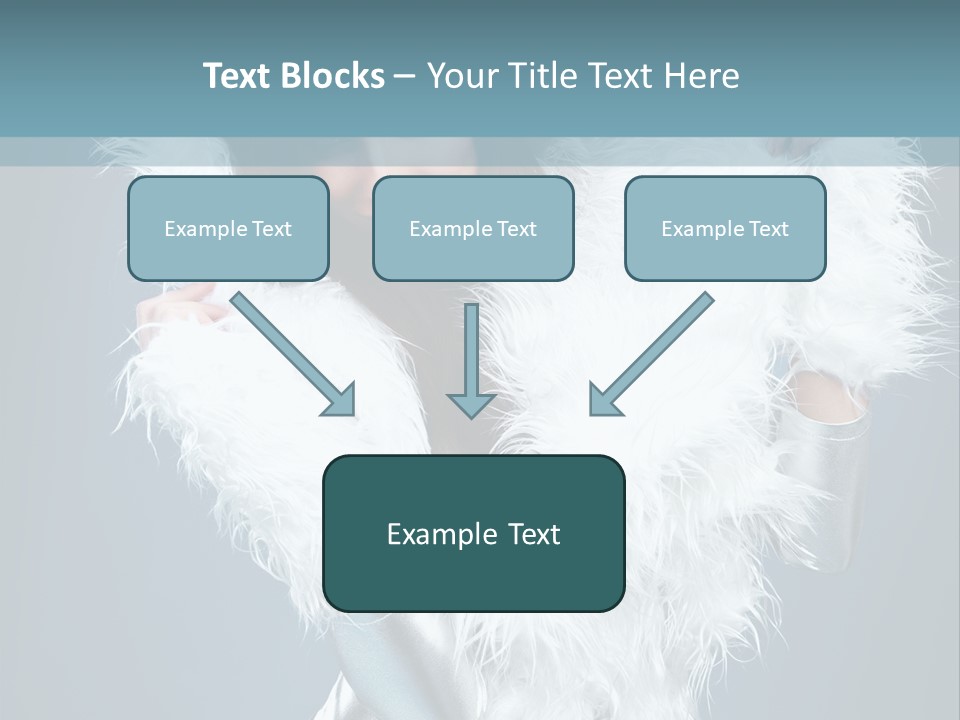 Girl Wallpaper Christmas PowerPoint Template