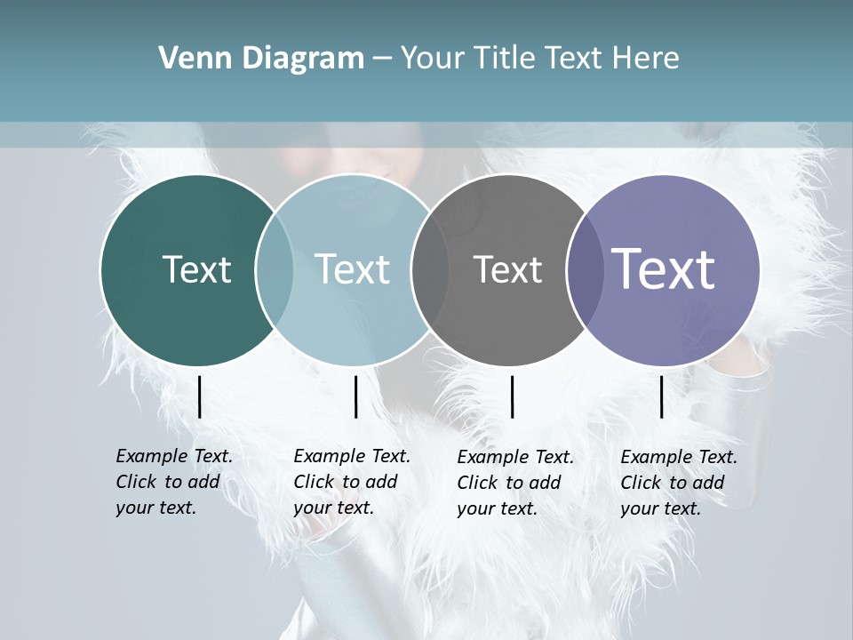 Girl Wallpaper Christmas PowerPoint Template