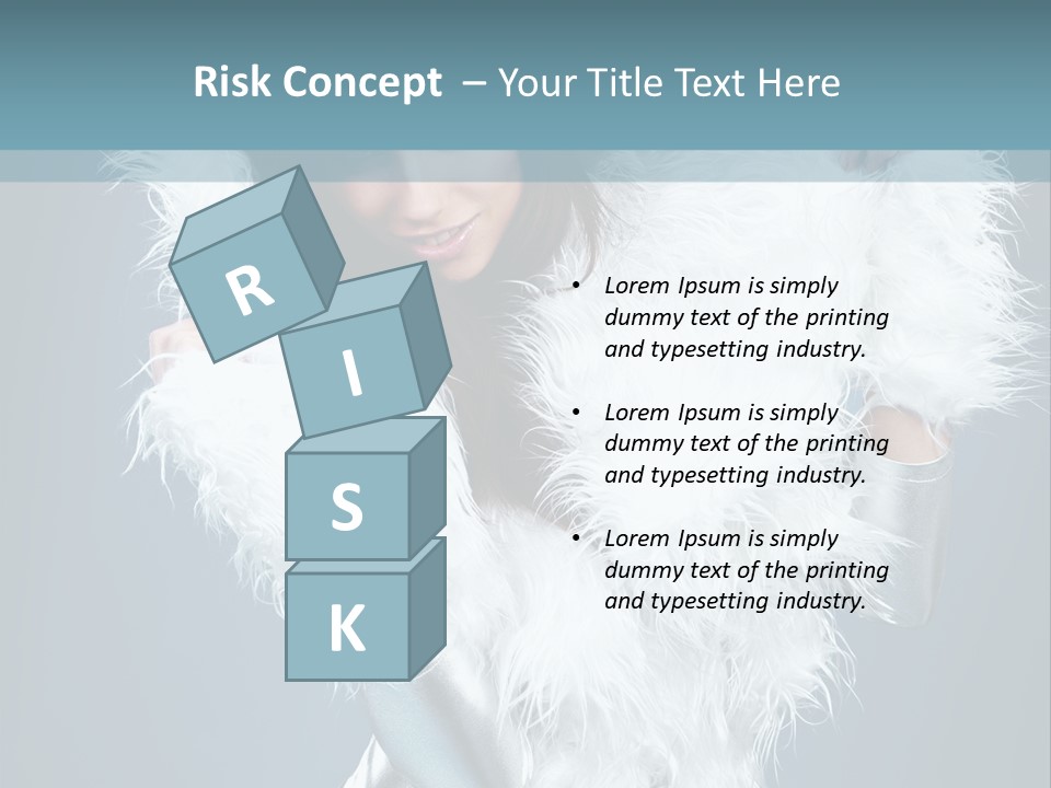 Girl Wallpaper Christmas PowerPoint Template