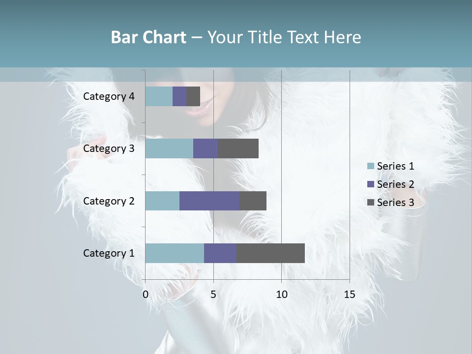 Girl Wallpaper Christmas PowerPoint Template